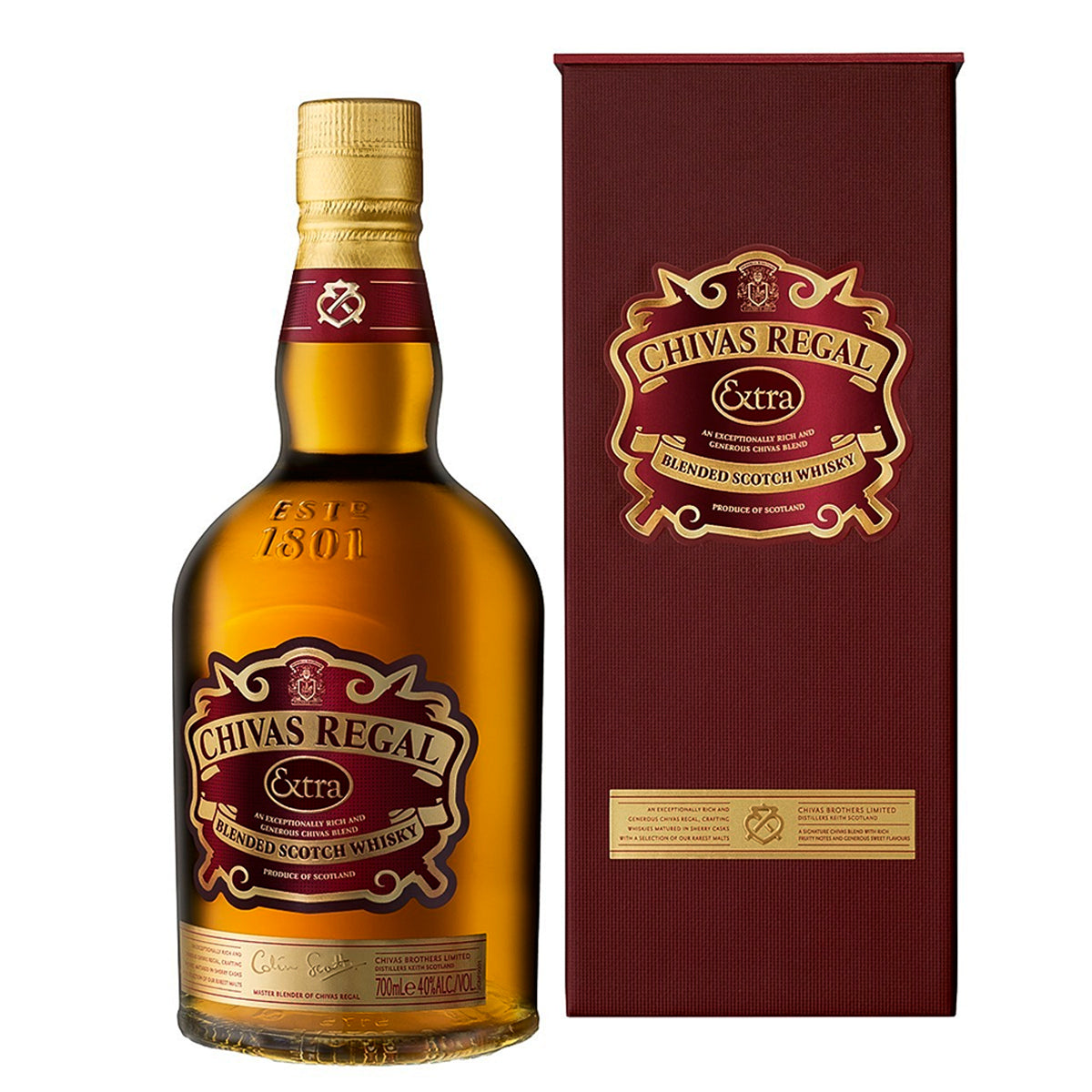 WHISKY CHIVAS REGAL EXTRA 750 ML – El Mundo del Vino