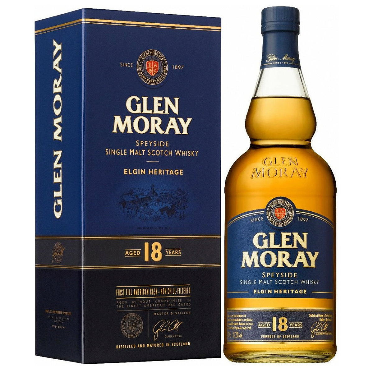 GLEN MORAY 18 AÑOS 47º 700 ML – El Mundo del Vino