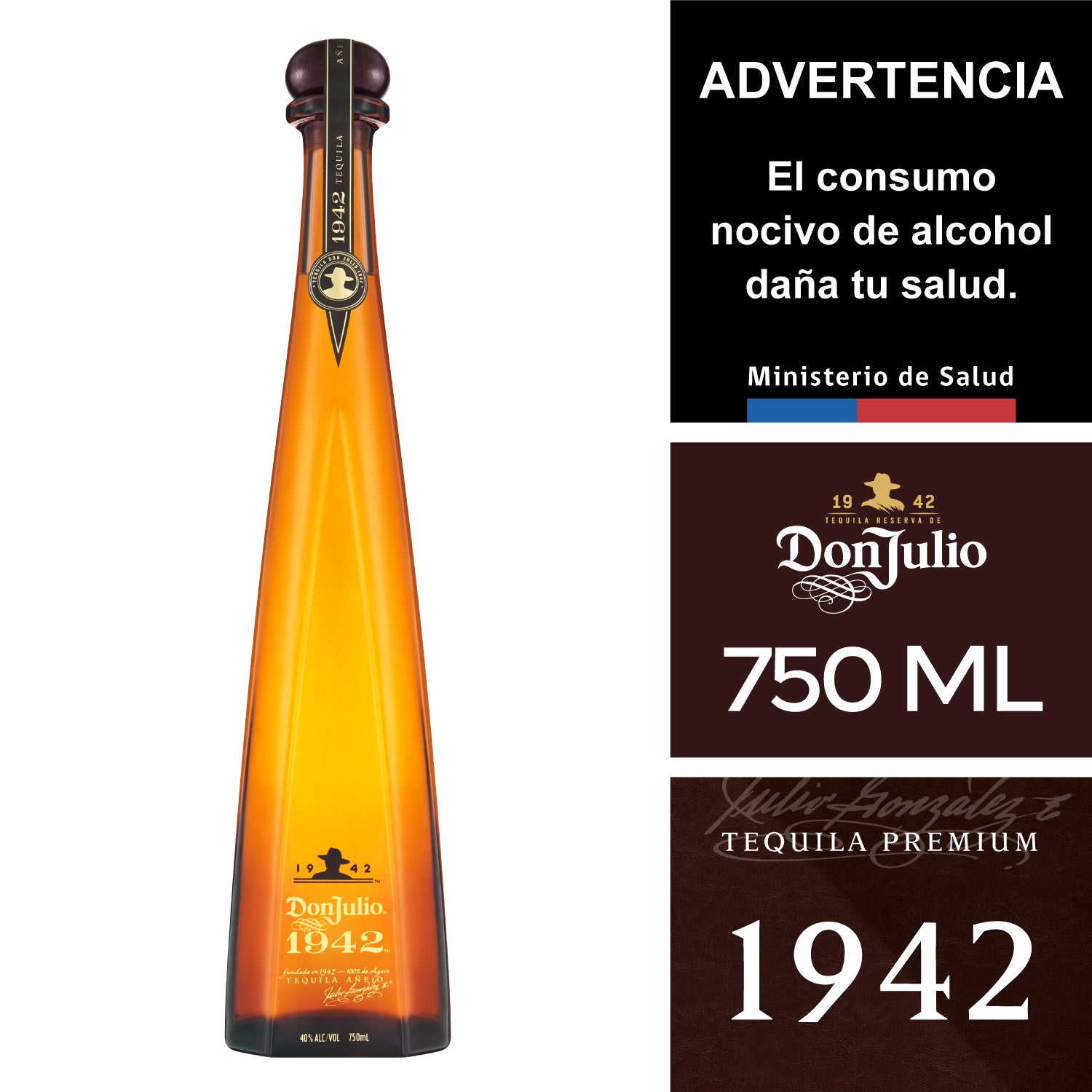 TEQUILA DON JULIO 1942 750 ML – El Mundo del Vino