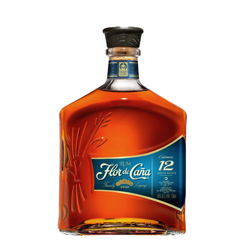 FLOR DE CAÑA 12 AÑOS CENTENARIO GOLD 750 ML