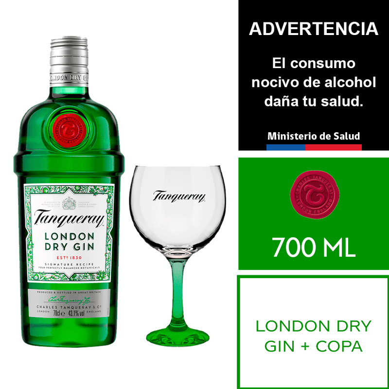 GIN TANQUERAY LONDON DRY 750 ML