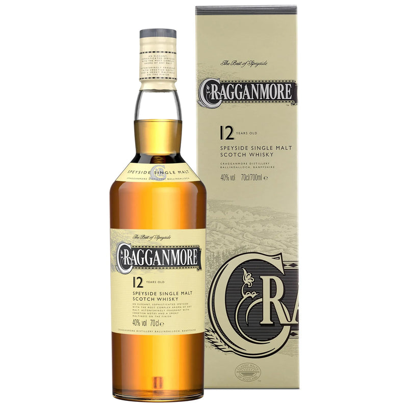 WHISKY CRAGGANMORE 12 AÑOS 700 ML 40°