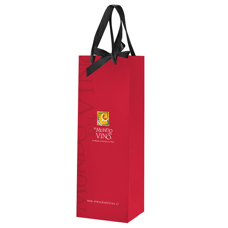 BOLSA EL MUNDO DEL VINO 1 BOTELLA