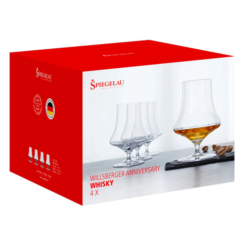 SET 4 COPAS WILLSBERGER WHISKY