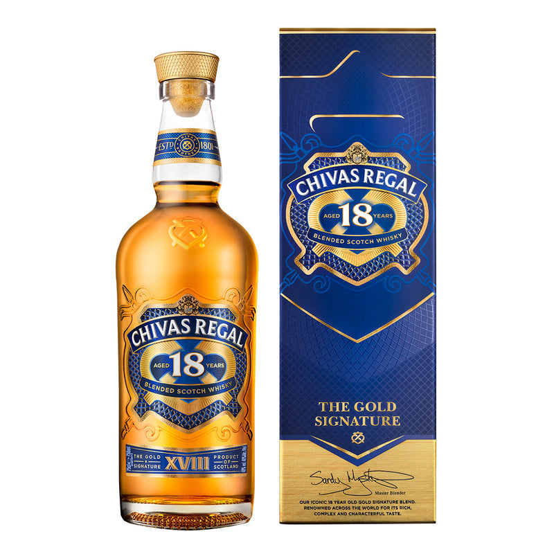WHISKY CHIVAS REGAL 18 AÑOS 40º 750 ML