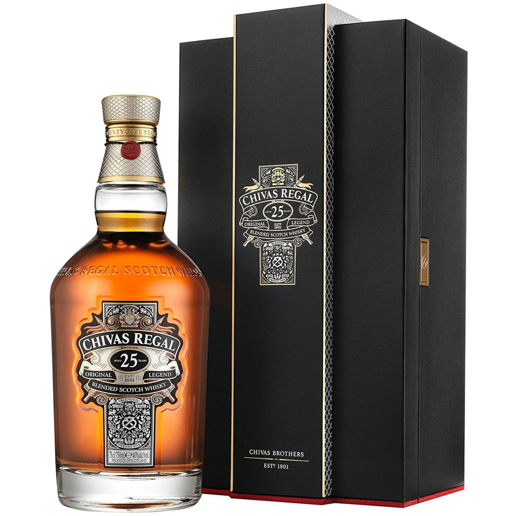WHISKY CHIVAS REGAL 25 AÑOS 750 ML – El Mundo del Vino