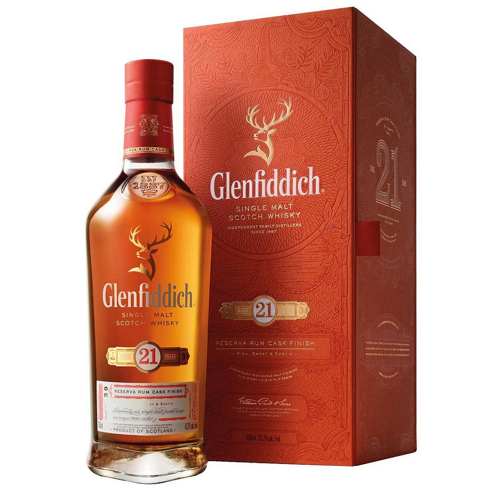GLENFIDDICH WHISKY S. MALT 21 AÑOS 750 ML – El Mundo del Vino