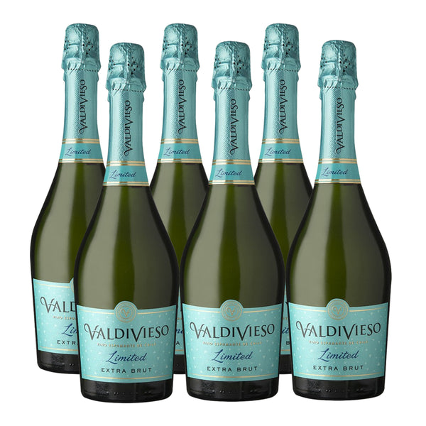 Pack x6 ESPUMANTE VALDIVIESO LIMITED EXTRA BRUT 750 ML