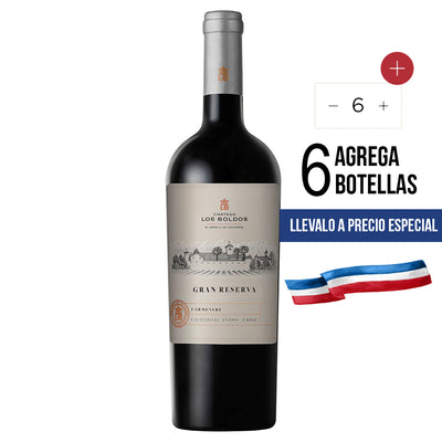 LOS BOLDOS GRAN RESERVA CARMENERE 750 ML