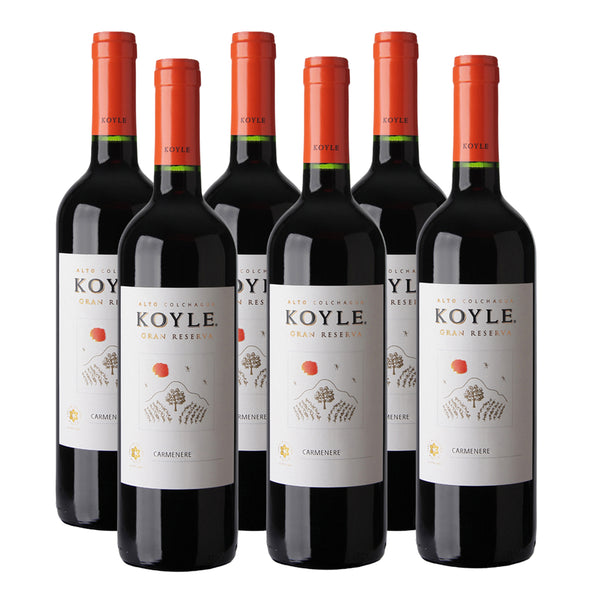 Pack x6 KOYLE GRAN RESERVA CARMENERE 750 CC