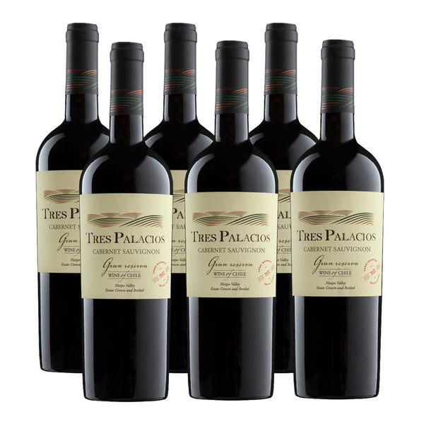 Pack x6 TRES PALACIOS GRAN RESERVA CABERNET SAUVIGNON 750 ML