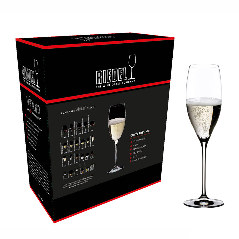 RIEDEL VINUM SET 2 COPAS CHAMPAGNE WINE GLASS