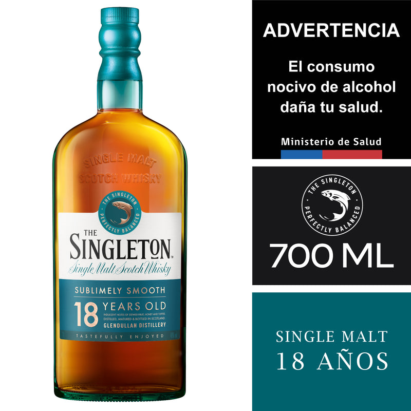 WHISKY THE SINGLETON 18 AÑOS