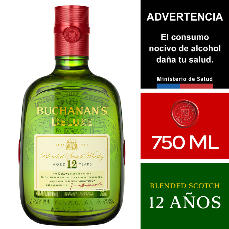 BUCHANANS 12 AÑOS 750 ML