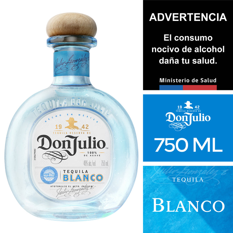 TEQUILA DON JULIO BLANCO 750 ML