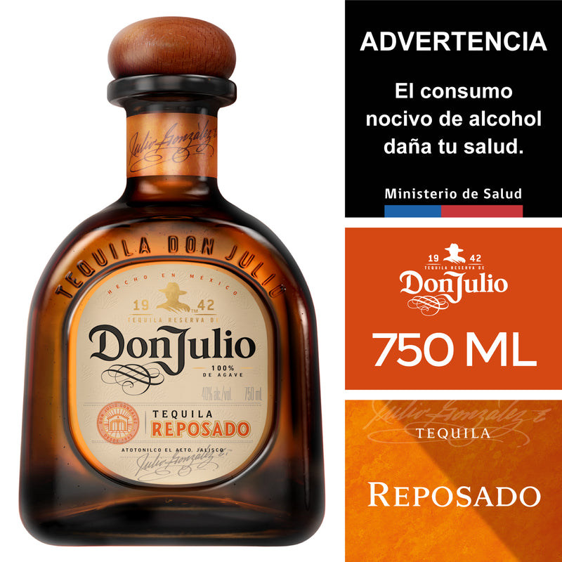 TEQUILA DON JULIO REPOSADO 750 ML