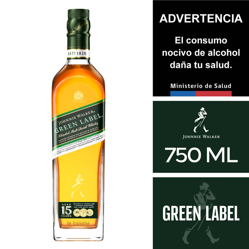 WHISKY JOHNNIE WALKER GREEN LABEL