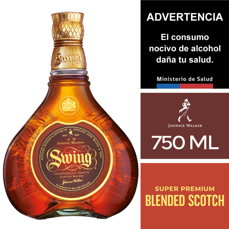 WHISKY JOHNNIE WALKER SWING 750 ML