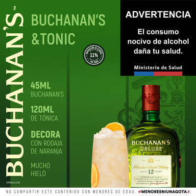 BUCHANANS 12 AÑOS 750 ML