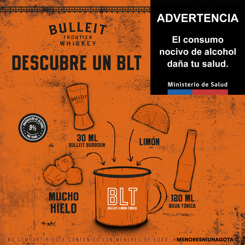 BULLEIT BOURBON 750 ML