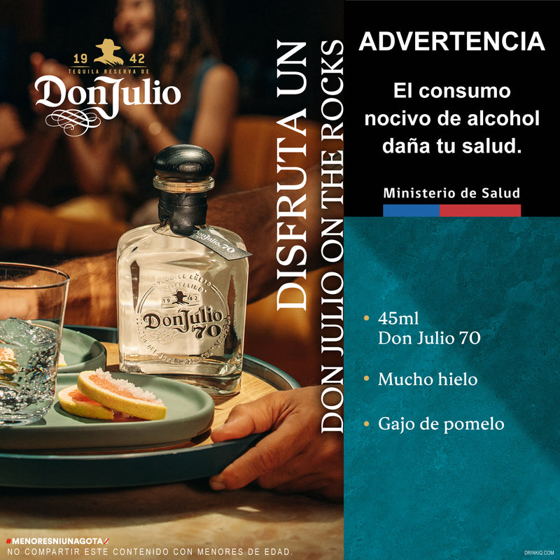 TEQUILA DON JULIO 70 AÑOS 700 ML