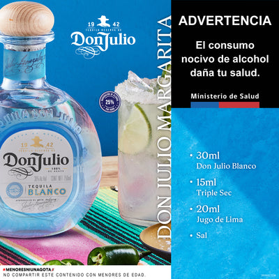 TEQUILA DON JULIO BLANCO 750 ML