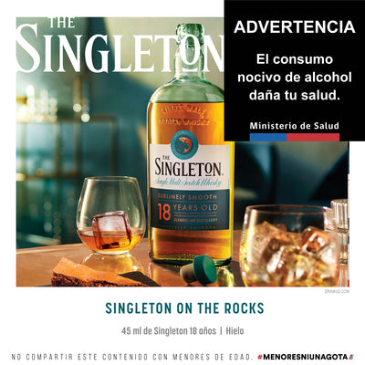 WHISKY THE SINGLETON 18 AÑOS