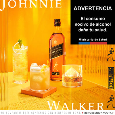 WHISKY JOHNNIE WALKER BLACK LABEL 750 ML