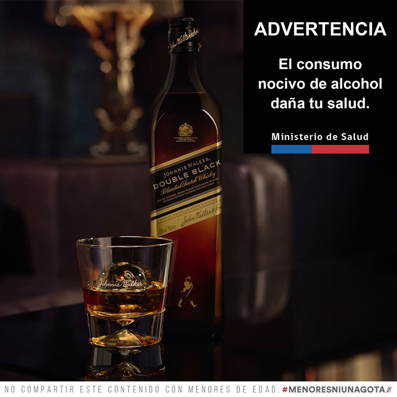 JOHNNIE WALKER DOUBLE BLACK 750 ML