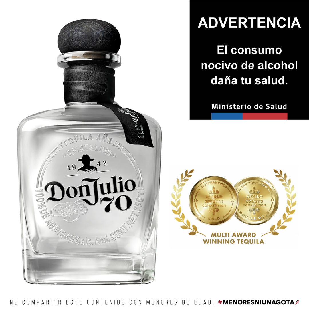 TEQUILA DON JULIO 70 AÑOS 700 ML – El Mundo del Vino