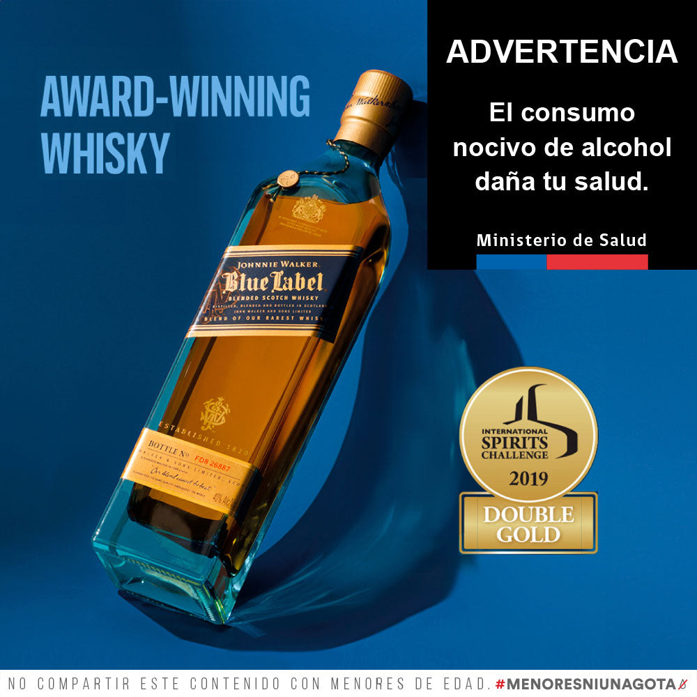 WHISKY JOHNNIE WALKER BLUE LABEL – El Mundo del Vino