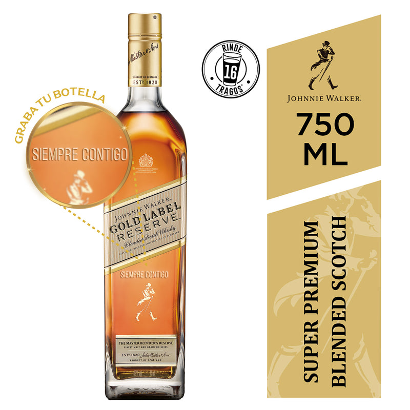 WHISKY JOHNNIE WALKER GOLD LABEL RESERVE 750 ML