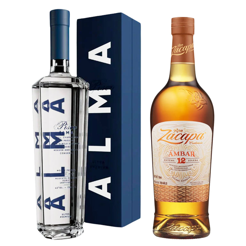PACK DUO PISCO PREMIUM + RON PREMIUM